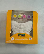 Mondo Llama Paint Your Own Ceramic Butterfly Craft Kit W/ Paint  Brush Age 8 