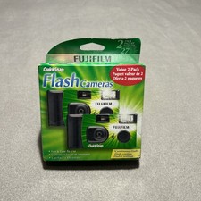 FUJIFILM QuickSnap Flash 400 Disposable Camera 2 Pack 35mm Brand New EXP 2024