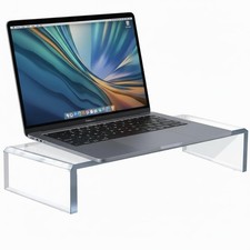 Azar 515360 Acrylic Monitor Stand Riser   Made in USA Laptop stand and Mon