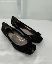 Anne Klein Black Ballet Style Flat Women 9