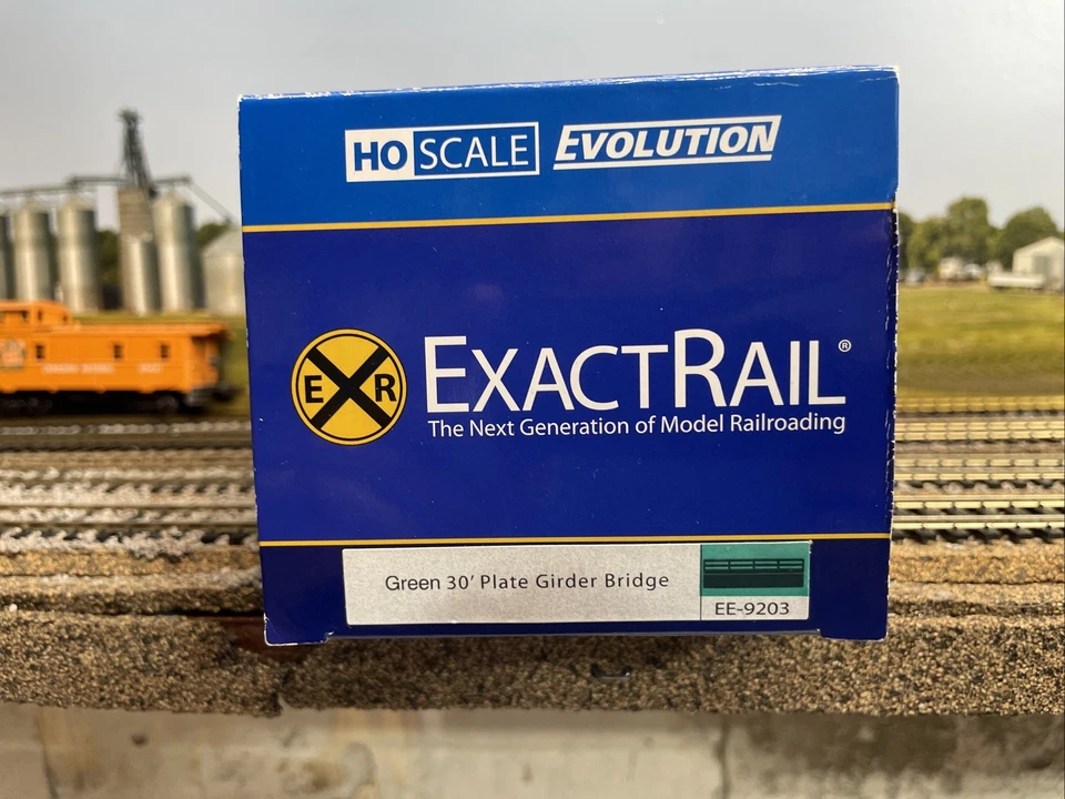 HO Scale, ExactRail Green 30’ Plate Girder Bridge NIB - Image 2 of 4