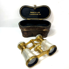 Antique Lemaire Mother Of Pearl Opera Glasses Franklin  Co Paris France
