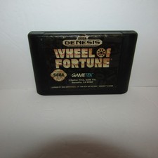 Wheel of Fortune Sega Genesis Game with Tested Cleaned Working Worn Front Label