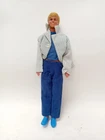 Vintage 1968 Mattel Ken Doll with Blue Outfit