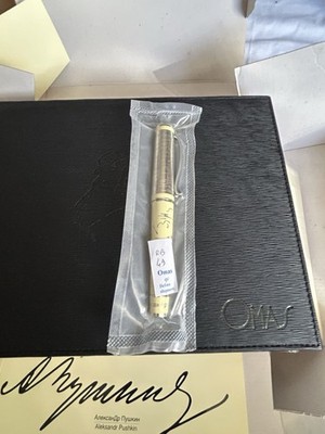 Omas Aleksander Pushkin LE 799 Rollerball Pen-New-sealed