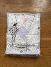 NEW Vintage Sears Carriage Court P-32 BUST Floral Brushed Cotton Pajamas