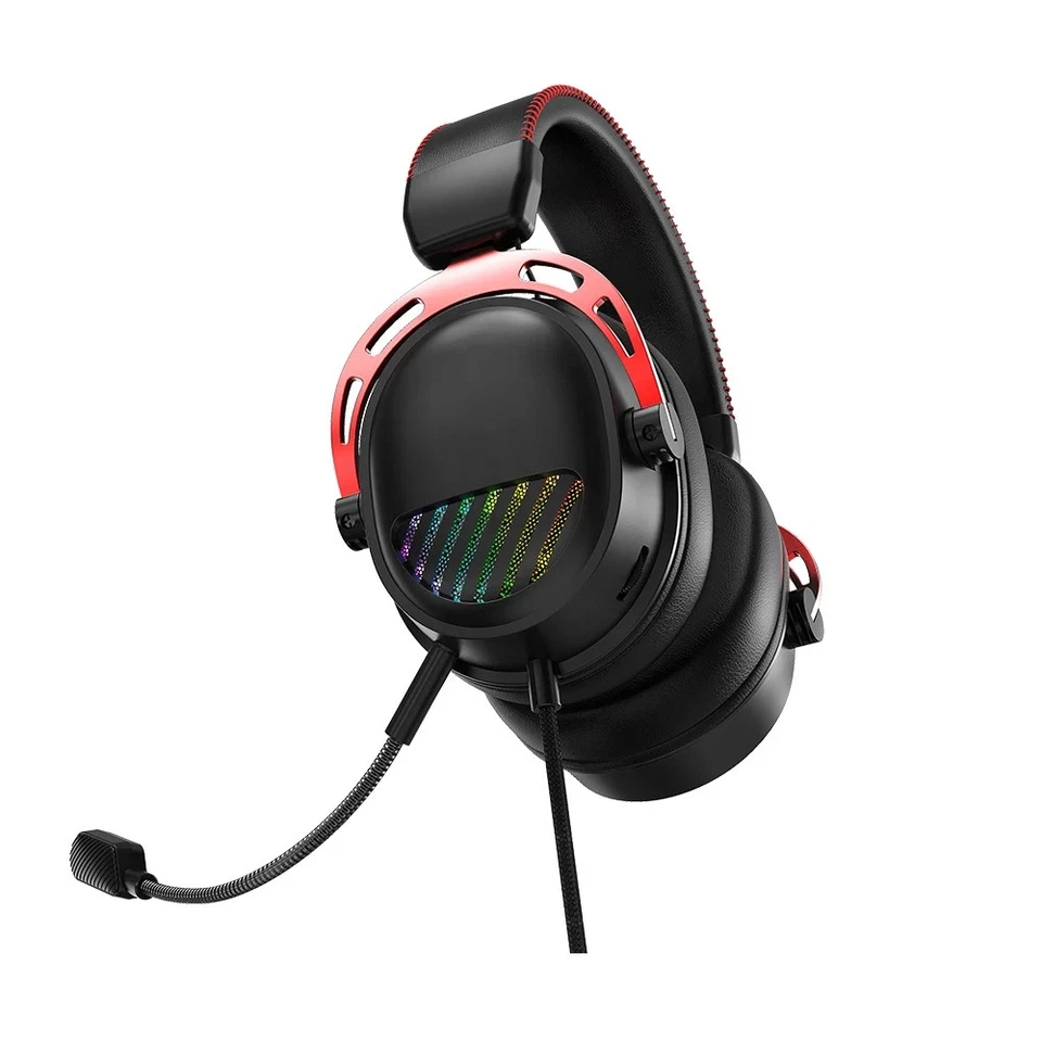 Wired Gaming Headset for PC, PS5, PS4, Xbox with Detachable Noise Canceling Mic - Image 4 of 4