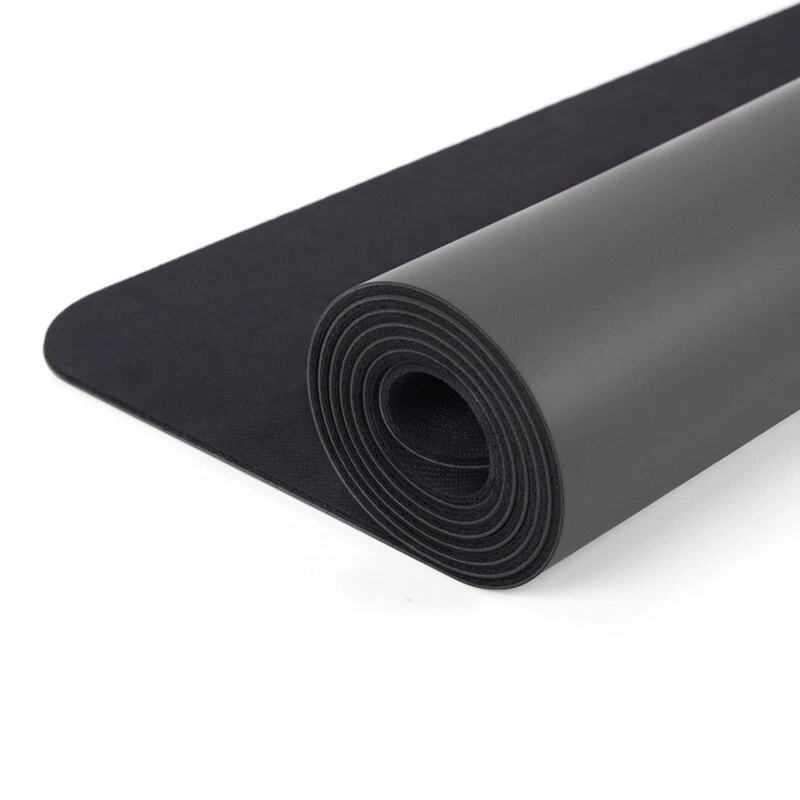 Widened Thick Non-Slip PU Rubber Yoga Mat for Enhanced Stability