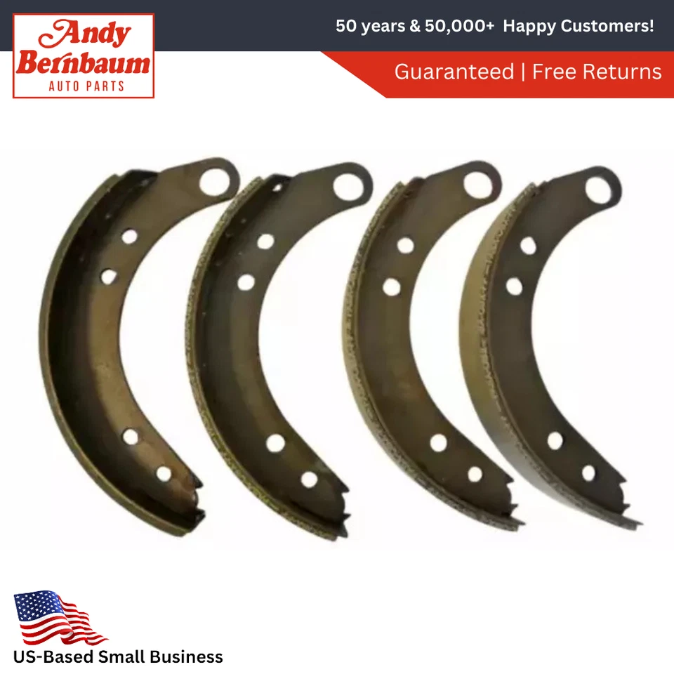 Juego de 4 zapatas de freno de tambor de 11" para DeSoto Chrysler 1946-1949 Foto 4 de 4