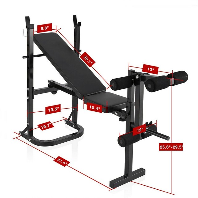 Marcy Mwb 36780b Weight Bench Press With 35kg Set Butterfly