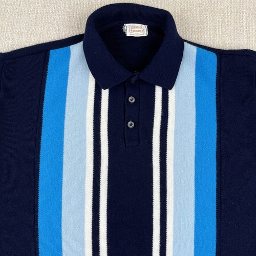 True Vintage Brent Montgomery Ward Knit Polo Shirt Atomic Era Rockabilly 1950s - Picture 2 of 14