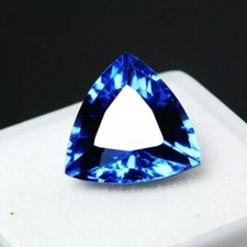 Amazing Natural Trillion Cut 8-10Ct Certified Tanzanite Blue Loose Gemstone