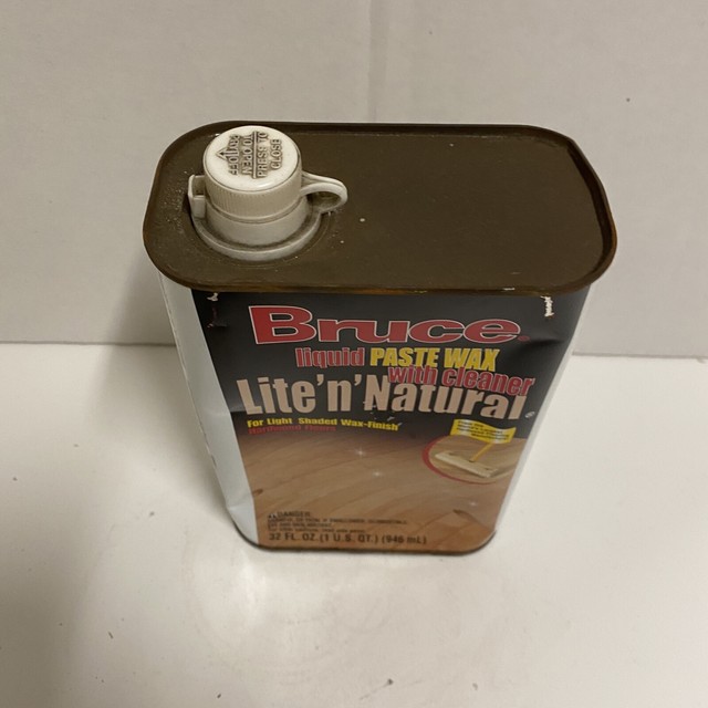 bruce lite n natural liquid paste wax