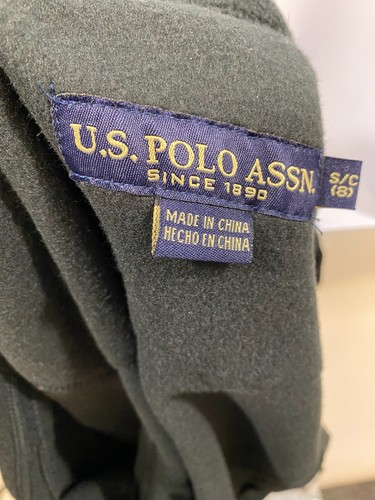 U.S POLO Assn. Boys Black Zipper Up Pockets Fleece Jacket Size 8 NWT - Picture 6 of 7