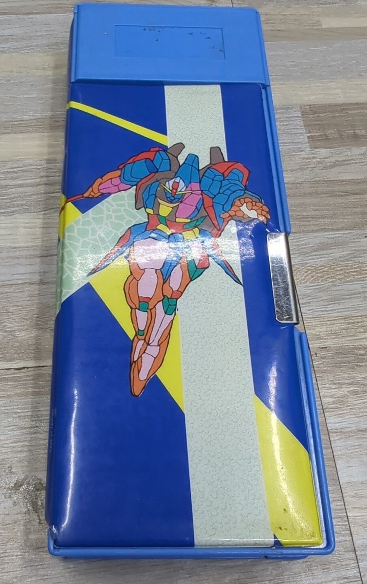ヴィンテージ ロボット 筆箱 レトロ ROBOT ペンシルボックス FLOMO Vintage 1980s Flomo Robot Pencil Case Excellent Black
