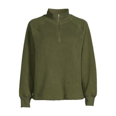 Time and Tru Women's Size XXXL (22) Faux Sherpa Pullover