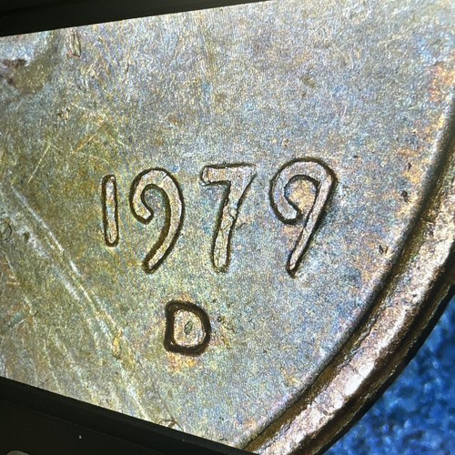 1979 D Penny ERROR ~ONE OF A KIND! Crazy Misstrike, RARE! Lincoln, 1 Cent, OFFER - Picture 4 of 8