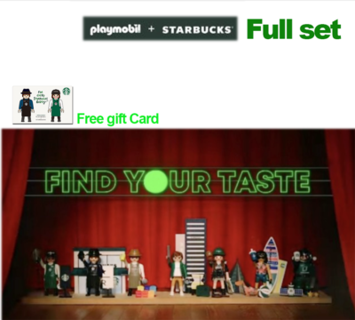Playmobil Starbucks] 2024 Korea Edition Meet the Buddy's Moment 71787