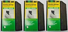 3M CP041NA 4-7/8" x 2-7/8" x 1" Angled Sanding Sponge Medium Grit (Lot of 3) USA