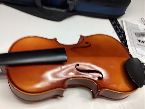 CARLO ROBELLI CLASSIC VIOLIN WITH SOFT CASE PARTS BROWN No Bow Round Stick Nice - Picture 14 of 20