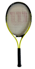 Wilson Black Yellow Tennis Racket 50-60 lbs String Tension - Free Shipping