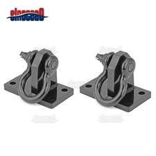 Heavy Duty Front Bumper Shackle Tow Hooks Kit For Ram 2500 3500 4500 2010-2018