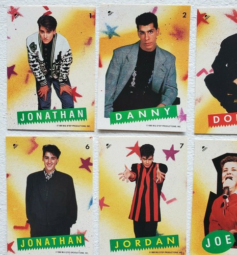 1989 Big Step Productions New Kids on the Block 87 Trading Cards & 10 Stickers - Picture 7 of 11