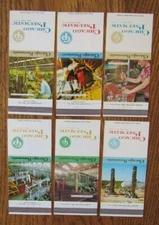 CHICAGO PNEUMATIC COMPLETE SET OF 6 MATCHBOOK COVERS (NEW YORK CITY) -E20