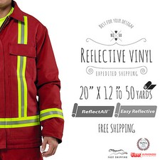 Siser Reflective Material Heat Transfer Vinyl 20" X 12", 1, 3, 5, 10, 25, 50 YD