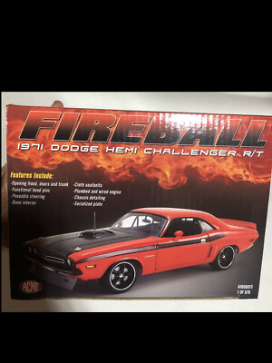 1971 Dodge Challenger ORANGE 1:18 1806015 Acme | eBay