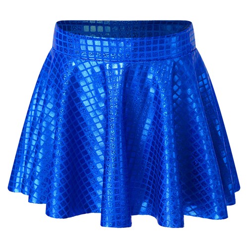 Kids Girls Stage Performance Pleated Skirt Cheerleading Ballroom Costume Party - Picture 6 of 48