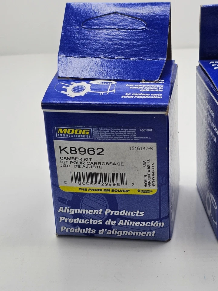 Bucha de cambagem/rodízio Moog K8962 para 99-04 Ford F-550 450 350 250 Super Duty - Imagem 3 de 4