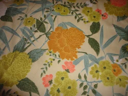 VINTAGE JCP PENNEY RETRO MID CENTURY CORAL BLUE PAIR PINCH PLEATED PANELS 23X84 - Picture 2 of 8