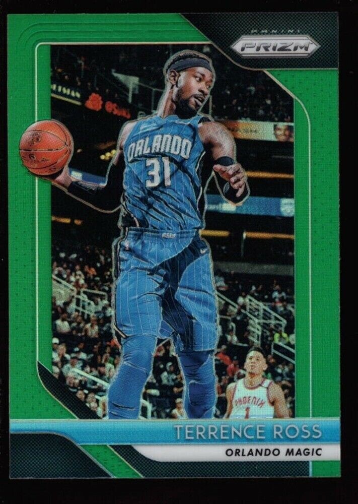 TERRENCE ROSS MAGIC PRIZMS GREEN REFRACTOR SP 18-19 2018-19 PANINI PRIZM #149