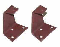2X Schwarze Scheinwerfer HaltebüGel Bare Metal FüR Willys Military Jeeps