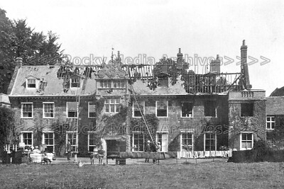 Enn-49 Chacombe Priory After Fire, Northamptonshire. Foto
