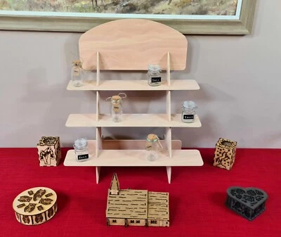 KRAFTOPIA 3 Tier medium Display Stand for Craft Fairs/Market Stalls/Counters.