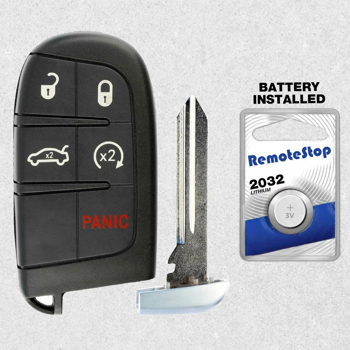 2014 dodge charger discount key fob battery