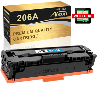WITH CHIP W2110A For HP 206A Toner Black lot LaserJet Pro M283fdw M283cdw M282