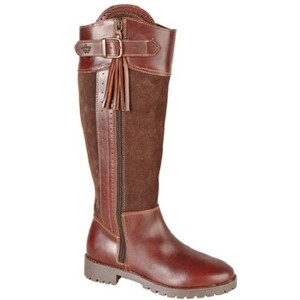 ladies tan knee high boots uk