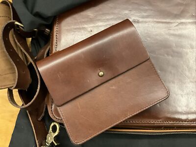 Satchel & Page Briefcase W/side Bag | eBay