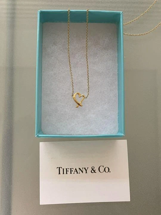 Tiffany and co 750 necklace online