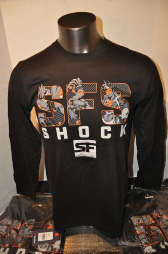  Langarm-T-Shirt Fanatics San Francisco Shock schwarz City Hero schwarz Neu mit Etikett S-5XL - Bild 1 von 5