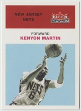 2001-02 Fleer Platinum #132 Kenyon Martin - New Jersey Nets