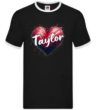 Love Taylor - Mens Ringer - Music Musician Tour Gig Eras Love Fan