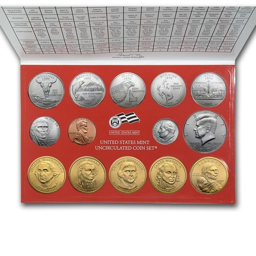 2007 Philadelphia and Denver U.S Mint Set OGP Unopened (JW543) - Picture 2 of 5