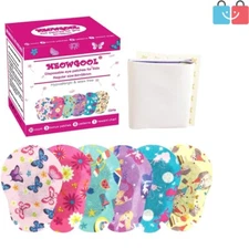 30+3 Stylish Girls' Adhesive Eye Patches for Kids with Lazy Eye - Bonus Included