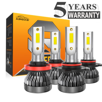 For GMC Canyon Cab Pickup 2.5L 3.6L 2015-2021 LED Headlights High Low Bulbs Kit