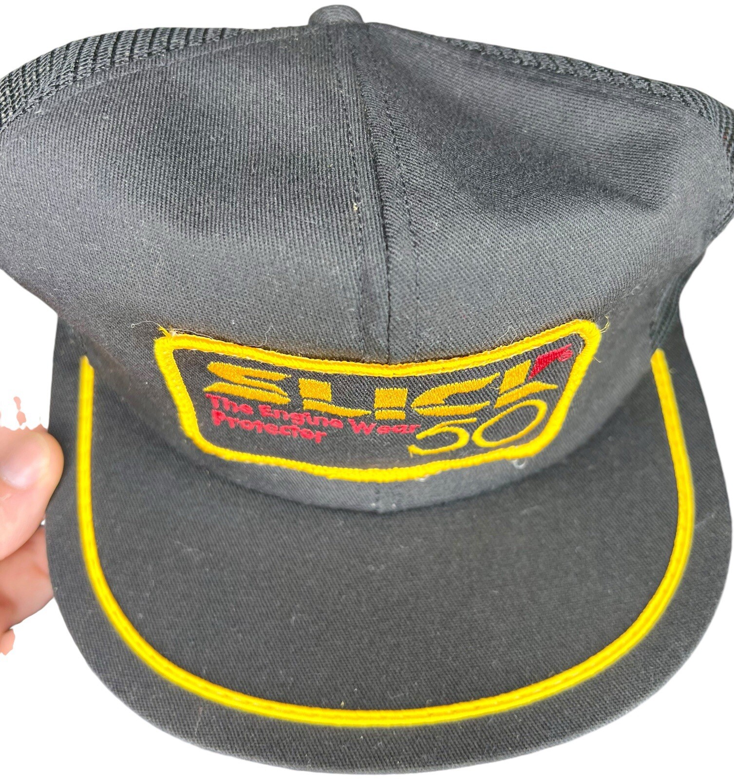 Vintage 90s Slick 50 K Products Engine Wear Protector Snapback Trucker Hat Cap