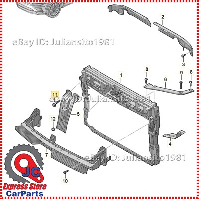 WHT000425 2 PACK VOLKSWAGEN GENUINE OEM JETTA HEXAGON SOCKET